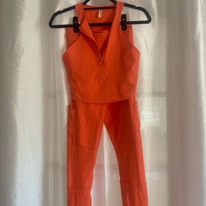 Free People Movement Workout Crop and Leggings Set